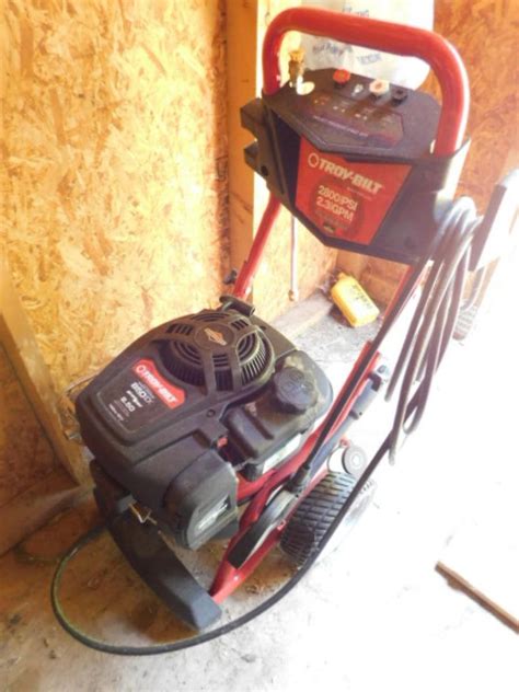 troy bilt 850 ex pressure washer